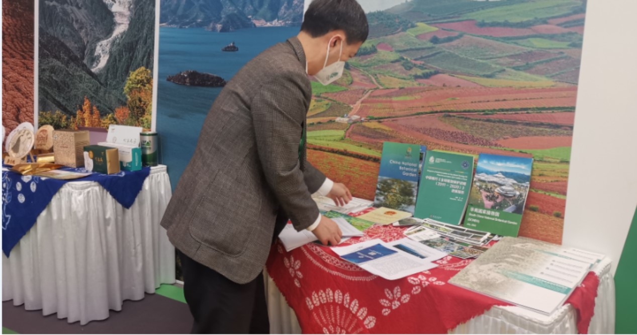 6.会议期间展示中国国家植物园相关资料